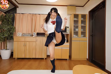 VR - Super High Quality - "I Want To Have Your Babies!" - My Wife Is A Beautiful Y********l In Uniform Who Already Wants To Have K**s! She Gets Me Hard By Showing Me Her Panties, Tongue-Kisses Me And Licks My Ears, Then Passionately Sucks My Cock! We Have Creampie Sex Until I Run Out Of Cum! - Mitsuki Nagisa gallery