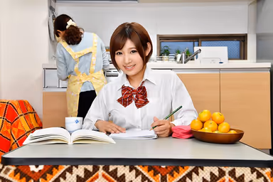 VR - Super High Quality - My Girlfriend Is Studying With Her Legs Under The Heated Table, And Her Moist Panties And Smelly Socks Get Me Super Turned On! - She Gets Wet When I Play With Her Pussy, And We Have Secret Creampie Sex! - Erina Ichihashi gallery