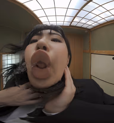 [VR] Slimy, Sticky Saliva All Over Her Face 2 gallery