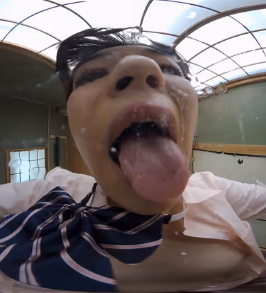 [VR] Slimy, Sticky Saliva All Over Her Face 2 gallery
