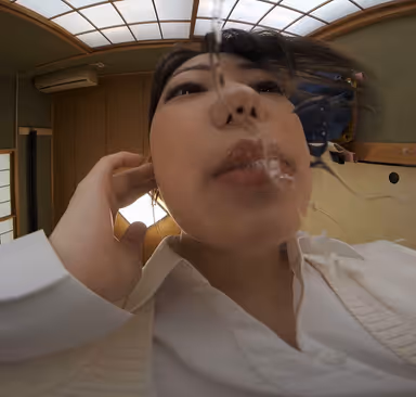 [VR] Slimy, Sticky Saliva All Over Her Face 3 gallery