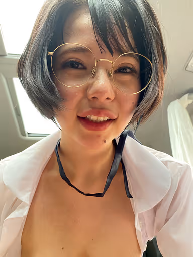 [VR] Hot Midsummer Season In A Cramped Car, Getting Hot And Sweaty For Horny Car Sex. Ui Nenne. Cute Girl With Glasses Gets Her Hot Tits Nice And Sweaty - Compilation. gallery
