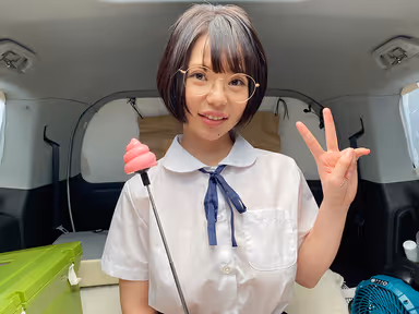 [VR] Hot Midsummer Season In A Cramped Car, Getting Hot And Sweaty For Horny Car Sex. Ui Nenne. Cute Girl With Glasses Gets Her Hot Tits Nice And Sweaty - Compilation. gallery