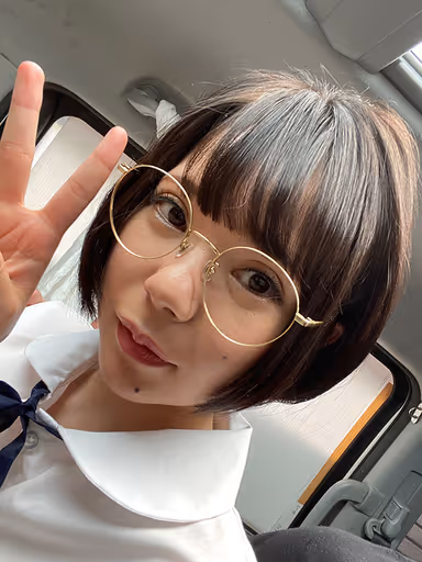 [VR] Hot Midsummer Season In A Cramped Car, Getting Hot And Sweaty For Horny Car Sex. Ui Nenne. Cute Girl With Glasses Gets Her Hot Tits Nice And Sweaty - Compilation. gallery