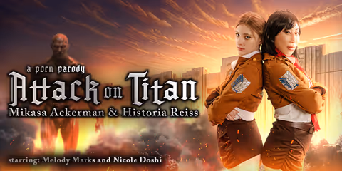 Attack on Titan: Mikasa Ackerman & Historia Reiss (A Porn Parody)