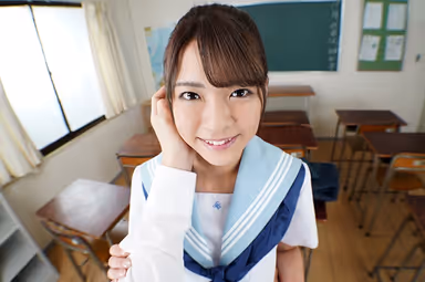 [VR] Back Then I Nailed A Beautiful Y********l in Uniform. Natsu Tojo gallery