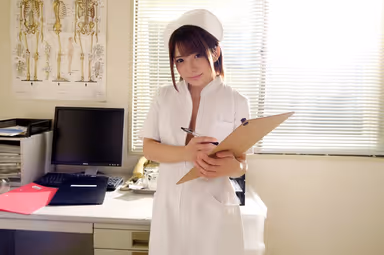 [VR] She's Having Sex With A Circumcision Patient At The Hospital While Trying To Muffle Her Cries Of Pleasure... But Isn't It Bad To Be Fucking Raw In The Medical Examination Room? Rika Mari gallery