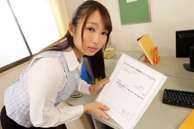 [VR] This Big Tits Office Lady Is The Victim Of Late Night Sexual Harassment At The Office She's Trying To Keep Her Voice Down While Fucking The Boss... But Don't You Think Fucking Raw During Overtime Is A Bad Idea? Nao Kiritani gallery