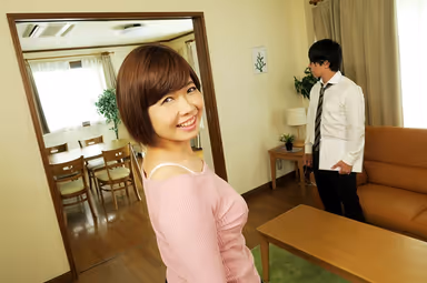 VR - Having Sex With My Fiancee In A Model Room, Trying To Keep Our Voices Down... But Shouldn't We Use Protection? - Shouko Akase gallery