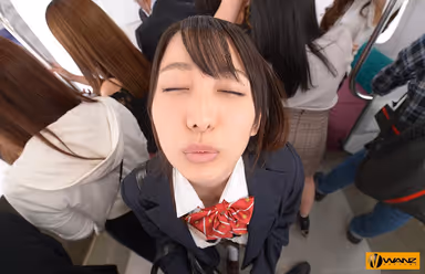 VR - Sudden Kissing On A Crowded Train - Reverse Temptation - Mizuki Yayoi gallery