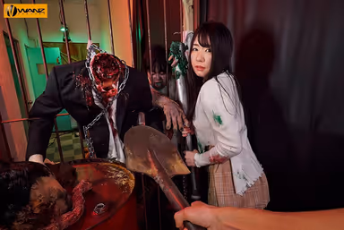 VR - Zombie Invasion - Tsubomi Flees To Your Bedroom To Hide From The Zombie Horde gallery