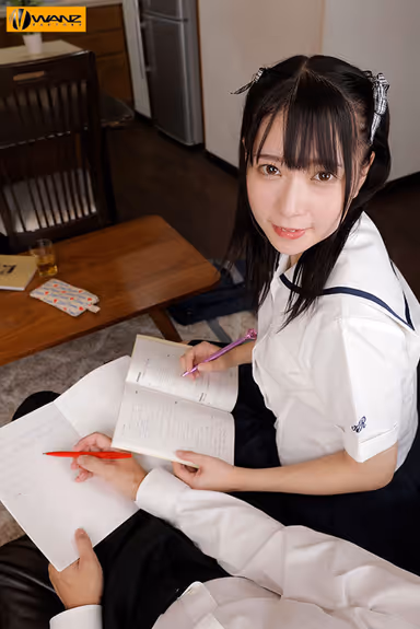 VR] Teach your sister how to study. I'll teach you naughty kisses in exchange. Sensei, please teach me the kisses that your sister taught you... Very delicious kiss juice covered sister bowl sex - Moeka Marui, Seika Igarashi gallery
